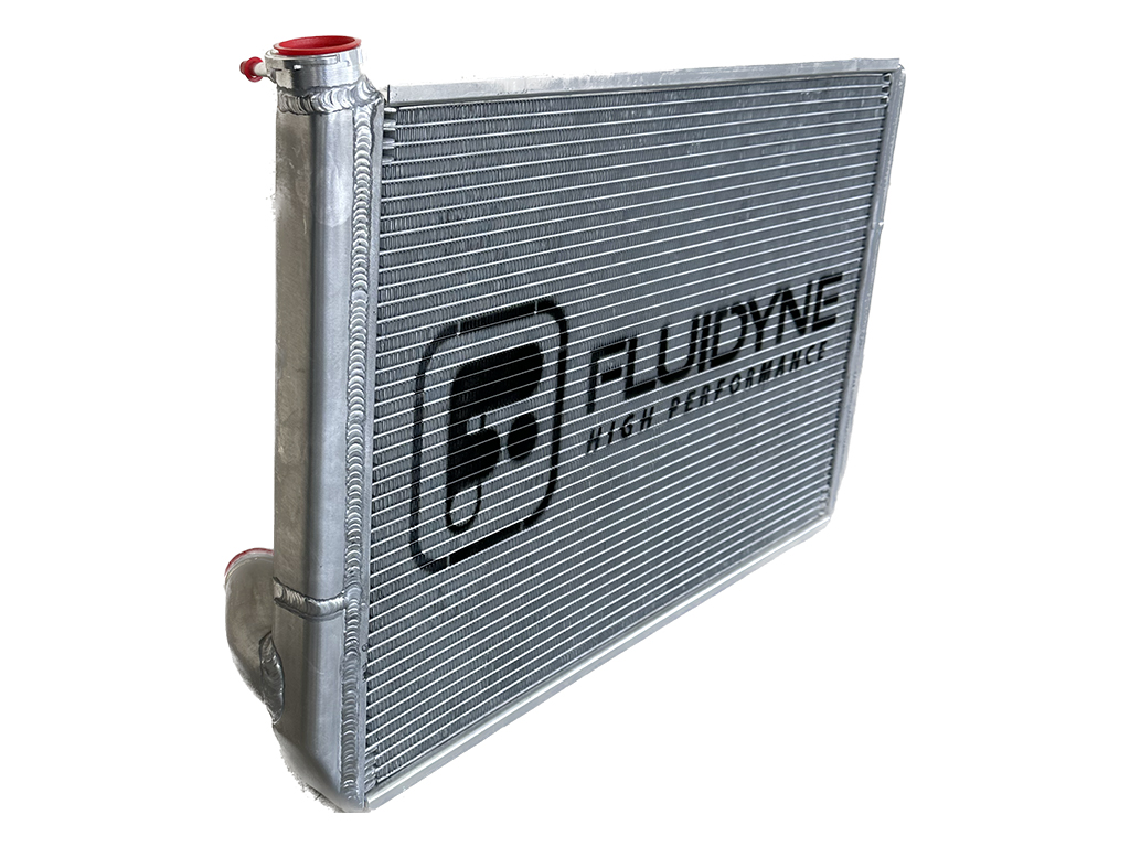Fluidyne Super Late Model Triple Pass 3 Row Aluminum Radiator