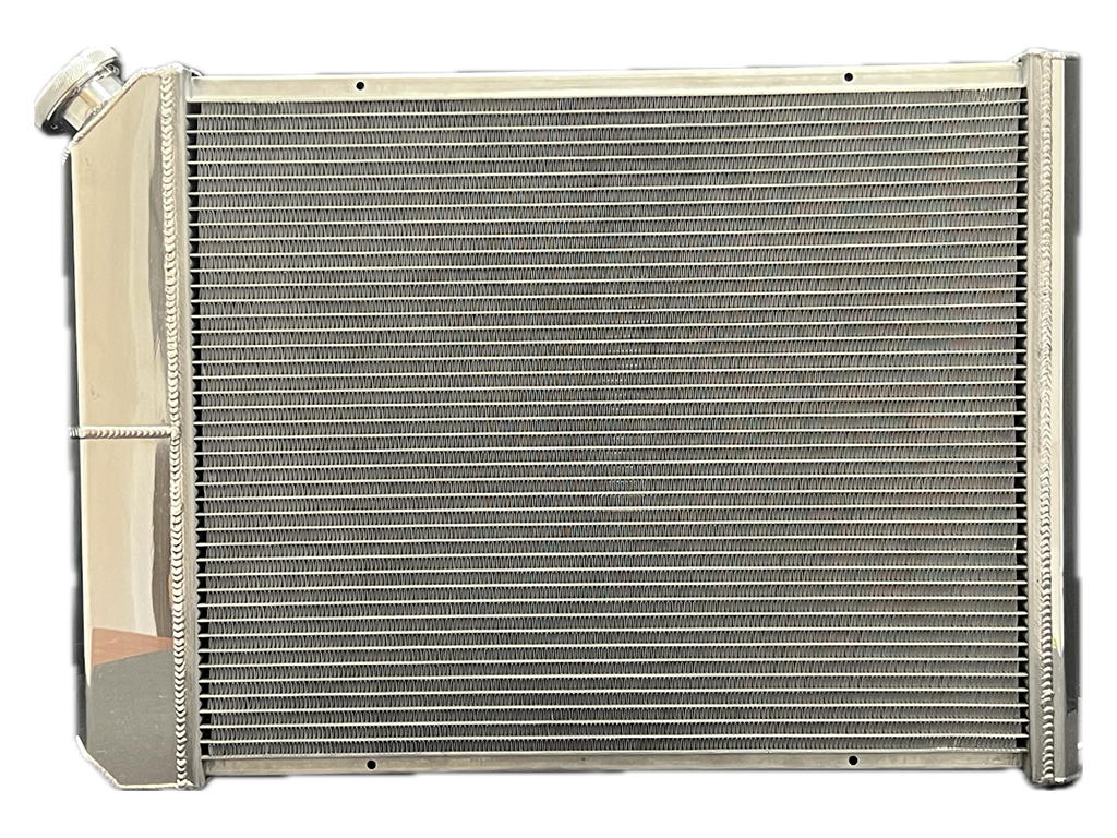 1979-1993 Ford Mustang LS Swap Dual Pass 3 Row Radiator - 29″x19″